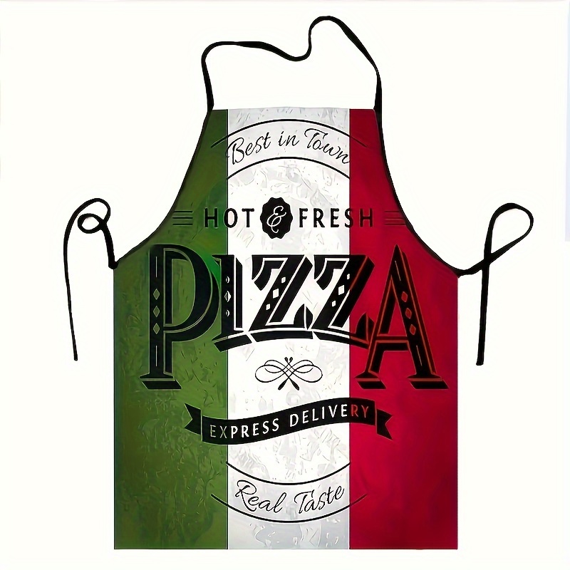 이탈리아 피자 무늬 주방 앞치마 1개 - 폴리에스터 소 - Home Cooking In Italian 리뷰 및 가격