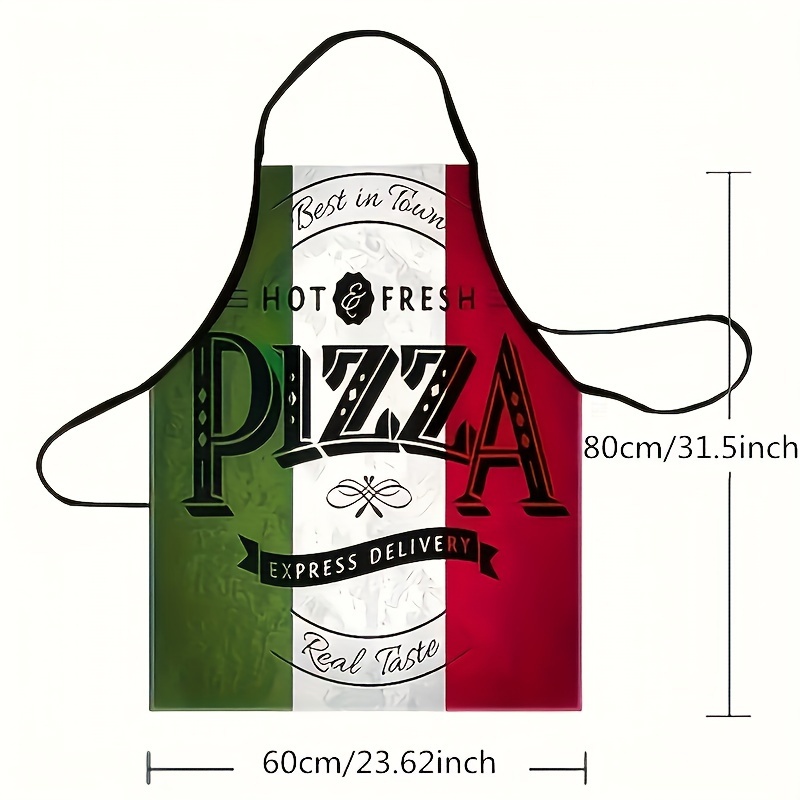 이탈리아 피자 무늬 주방 앞치마 1개 - 폴리에스터 소 - Home Cooking In Italian 리뷰 및 가격