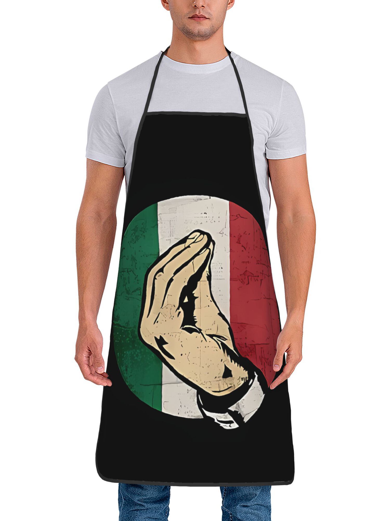 재미있는 이탈리아 손짓 표정 주방 앞치마 이탈리아 국기 - Home Cooking In Italian 리뷰 및 가격