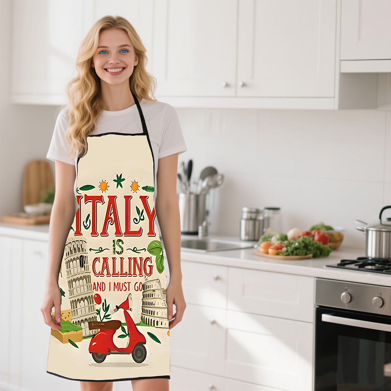 1피스 이탈리아 테마 앞치마, 이탈리아가 부름을 보내고 - Home Cooking In Italian 리뷰 및 가격